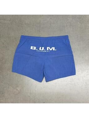 B.U.M. Equipment Men's Blue and White Shorts